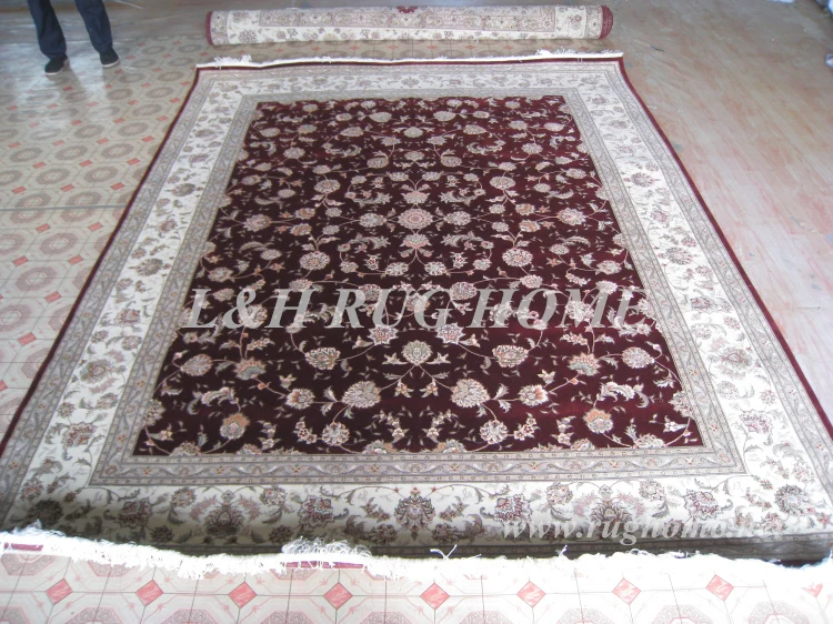 Free shipping 8'X10' 180Line Hand-knotted Wool Oriental Persian Rug handmade persian carpet
Free shipping 8'X10' 180Line Hand-knotted Wool Oriental Persian Rug handmade persian carpet
