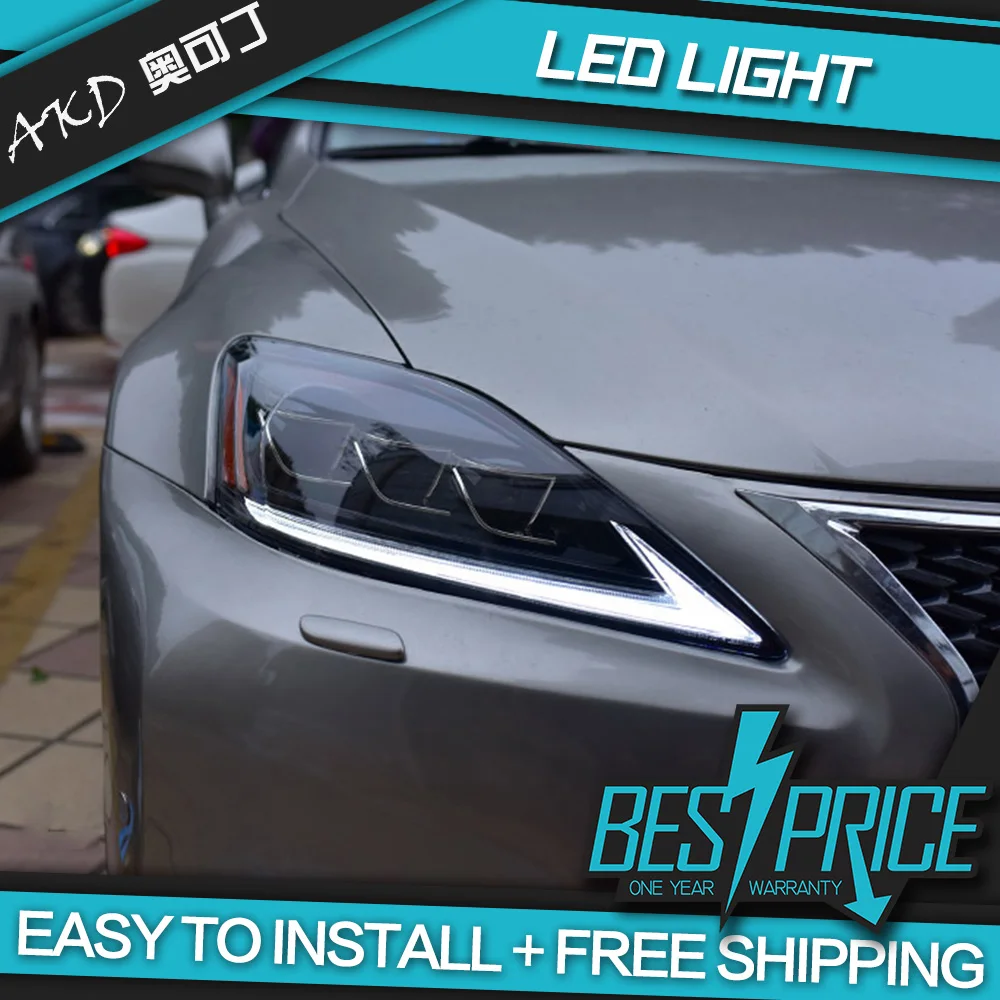 AKD tuning cars Headlight for lexus IS 250 IS300 is350 Headlights LED DRL Running lights Bi-Xenon Beam Fog lights full led
AKD tuning cars Headlight for lexus IS 250 IS300 is350 Headlights LED DRL Running lights Bi-Xenon Beam Fog lights full led