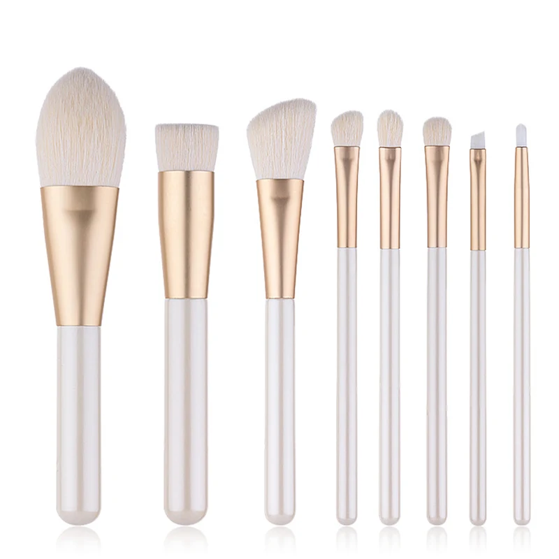 Pro 8/10 Pcs Goat Hair Makeup Brushes Set Cosmetic Tools Face Foundation Powder Eyeshadow Blush Lip Make Up Brush Kit Maquiagem 
Pro 8/10 Pcs Goat Hair Makeup Brushes Set Cosmetic Tools Face Foundation Powder Eyeshadow Blush Lip Make Up Brush Kit Maquiagem