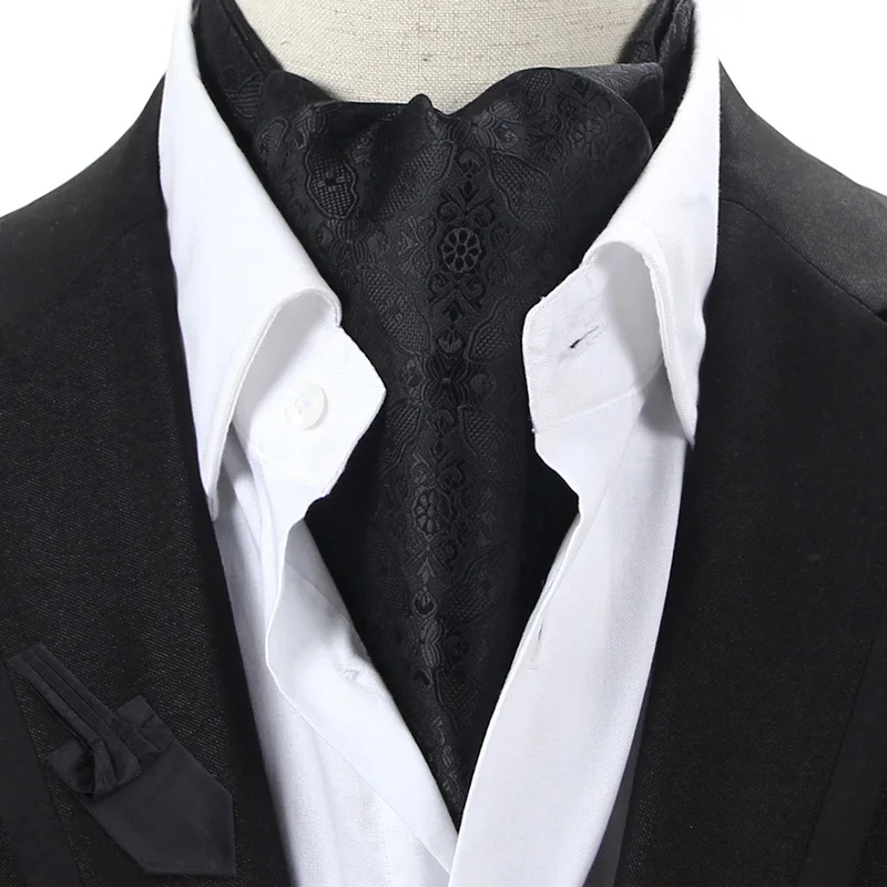 LJ06 5 Colors Men's Red Brown Black Polka Dot Floral Vintage Cravat Ascot Tie Gentleman Self Tied Polyester Silk Neck Tie
LJ06 5 Colors Men's Red Brown Black Polka Dot Floral Vintage Cravat Ascot Tie Gentleman Self Tied Polyester Silk Neck Tie