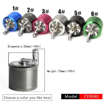 Herb Grinder Aluminum 55 MM 4 Layers Tobacco Grinder Sharp Blade Teeth Spice Crusher Herb grinder cf0040
Herb Grinder Aluminum 55 MM 4 Layers Tobacco Grinder Sharp Blade Teeth Spice Crusher Herb grinder cf0040