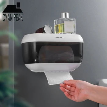 Wall Mounted Bathroom Toilet Paper Holder Tissue Box Storage Box Home Decoration Accessories Napkin Box Hygienic Paper Dispenser
Wall Mounted Bathroom Toilet Paper Holder Tissue Box Storage Box Home Decoration Accessories Napkin Box Hygienic Paper Dispenser