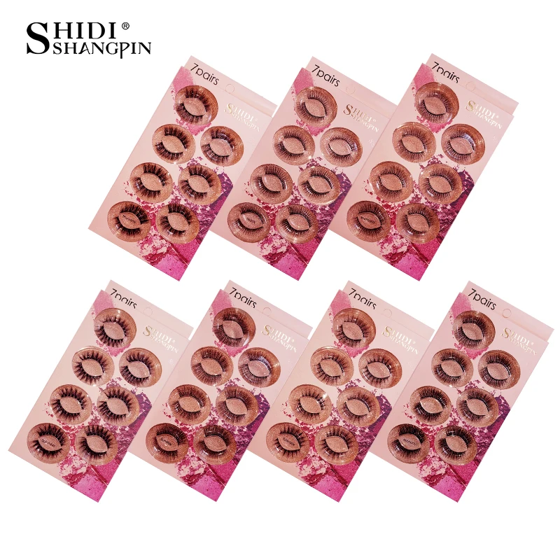 New messy gorgeous 7 pairs False Eyelashes 3D Mink Lashes Natural Long Eyelash Extensions Soft Mink Eyelashes wholesale
New messy gorgeous 7 pairs False Eyelashes 3D Mink Lashes Natural Long Eyelash Extensions Soft Mink Eyelashes wholesale