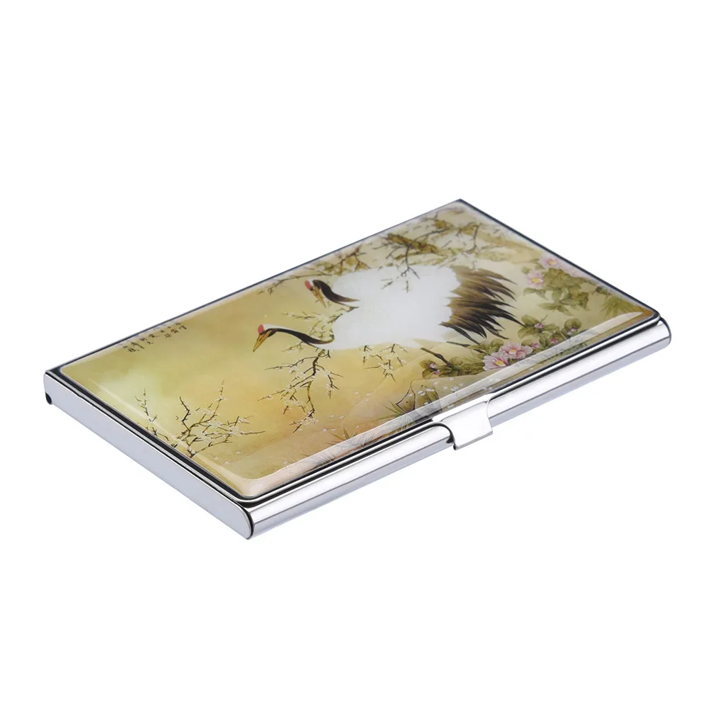 Flower Printing Card Holder Metal Stainless Steel Drop Glue Originality Cover Credit Business Card Wallet Lightweight 10Dec 20
Flower Printing Card Holder Metal Stainless Steel Drop Glue Originality Cover Credit Business Card Wallet Lightweight 10Dec 20