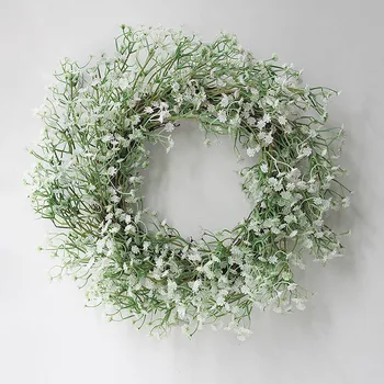 Home Wall Artificial Babys Breath Wreath Garland Wedding Prop Decoration beautiful perfect gift Hot Sale
Home Wall Artificial Babys Breath Wreath Garland Wedding Prop Decoration beautiful perfect gift Hot Sale