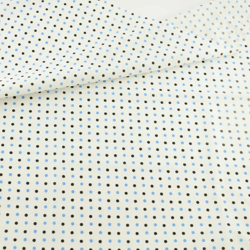 Black and Blue Dot Design White Printed Cotton Fabric Patchwork Scrapbooking Doll Set Home Textile Decoration Clothing Sewing CM
Black and Blue Dot Design White Printed Cotton Fabric Patchwork Scrapbooking Doll Set Home Textile Decoration Clothing Sewing CM