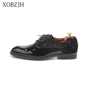 XOBZJH Man's Formal Shoes Genuine Leather Oxford Shoes For Man Black 2019 Dress Shoes Wedding Party Leather Brogues Big Size
XOBZJH Man's Formal Shoes Genuine Leather Oxford Shoes For Man Black 2019 Dress Shoes Wedding Party Leather Brogues Big Size