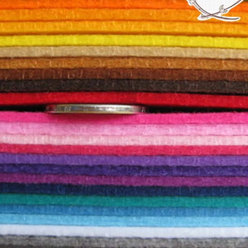 Polyester Cloth Felt DIY Craft 30x20cm 10sheet Pattern Bundle Sewing Dolls Crafts Home Decor Non Woven Fabric Home 2mm Thickness
Polyester Cloth Felt DIY Craft 30x20cm 10sheet Pattern Bundle Sewing Dolls Crafts Home Decor Non Woven Fabric Home 2mm Thickness