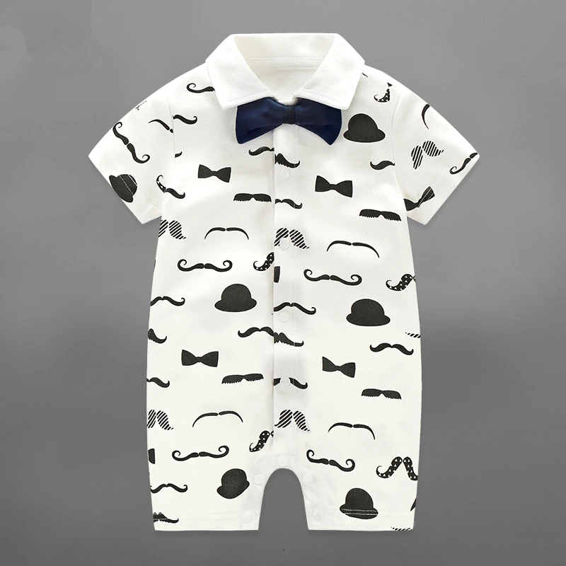 Baby Boys Rompers Tie Newborn Gentleman Suit Summer Bow Leisure Tuxedos Cotton Short Sleeve Infant Jumpsuits Toddler Boy Clothes
Baby Boys Rompers Tie Newborn Gentleman Suit Summer Bow Leisure Tuxedos Cotton Short Sleeve Infant Jumpsuits Toddler Boy Clothes