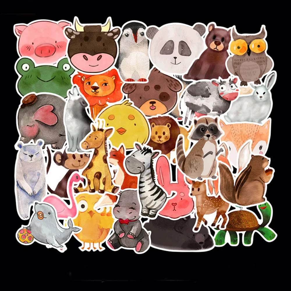 50PCS Kids Cartoon Animal Stickers Fashion Personality Luggage Laptops Bike Guitars Skateboards Decoration Sticker Decals Toy
50PCS Kids Cartoon Animal Stickers Fashion Personality Luggage Laptops Bike Guitars Skateboards Decoration Sticker Decals Toy