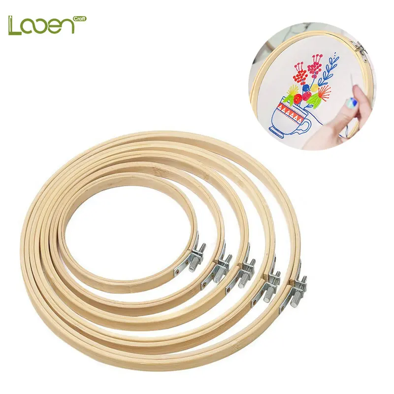 10-30 cm Wooden Frame Hoop Circle Embroidery Round Machine Bamboo For Cross Stitch Hand DIY Household Craft Looen Sewing Tools
10-30 cm Wooden Frame Hoop Circle Embroidery Round Machine Bamboo For Cross Stitch Hand DIY Household Craft Looen Sewing Tools