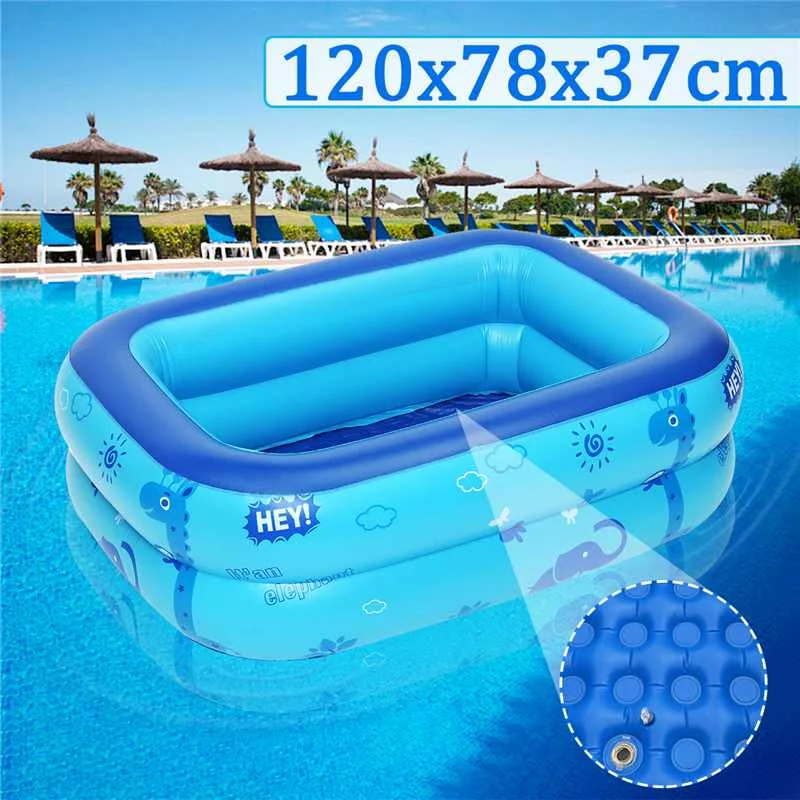 Large Size 120x78x37cm Kids inflatable Pool Children's Home Use Paddling Pool Inflatable Square Swimming Pool Heat Preservation
Large Size 120x78x37cm Kids inflatable Pool Children's Home Use Paddling Pool Inflatable Square Swimming Pool Heat Preservation