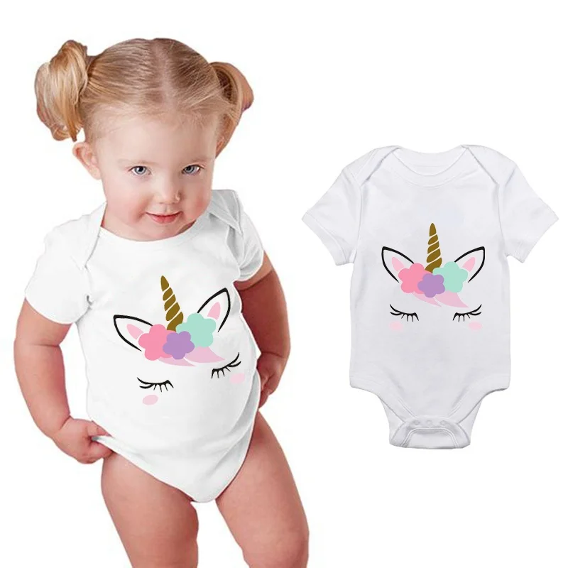 2019 New Baby rompers Cotton Infant Body Short Sleeve Clothing baby Jumpsuit Cartoon Unicorn Baby Boy Girl clothes bodysuit
2019 New Baby rompers Cotton Infant Body Short Sleeve Clothing baby Jumpsuit Cartoon Unicorn Baby Boy Girl clothes bodysuit