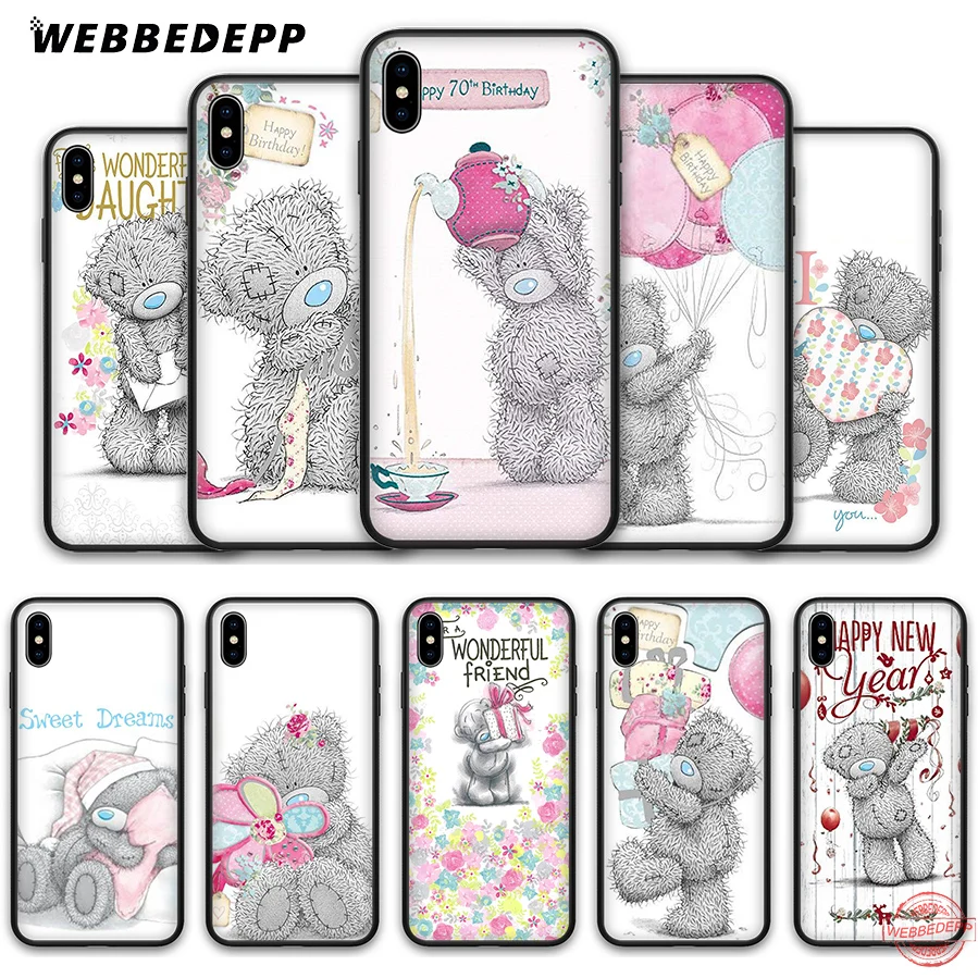 Мягкий силиконовый чехол WEBBEDEPP Tatty Teddy Me To You Bear для iPhone 8 7 6S 6 Plus 11 Pro XS Max XR X 5 5S SE |