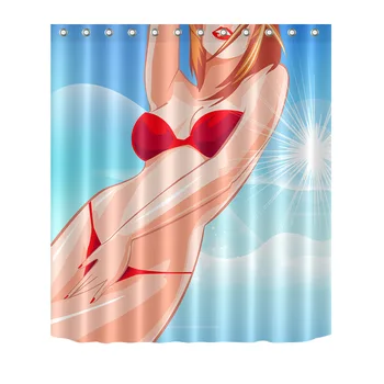 Sexy Beauty Girl Bikini Pool Extra Long Waterproof Shower Curtain Anime Eco-Friendly Bathroom Polyester Fabric For Bathtub Decor
Sexy Beauty Girl Bikini Pool Extra Long Waterproof Shower Curtain Anime Eco-Friendly Bathroom Polyester Fabric For Bathtub Decor