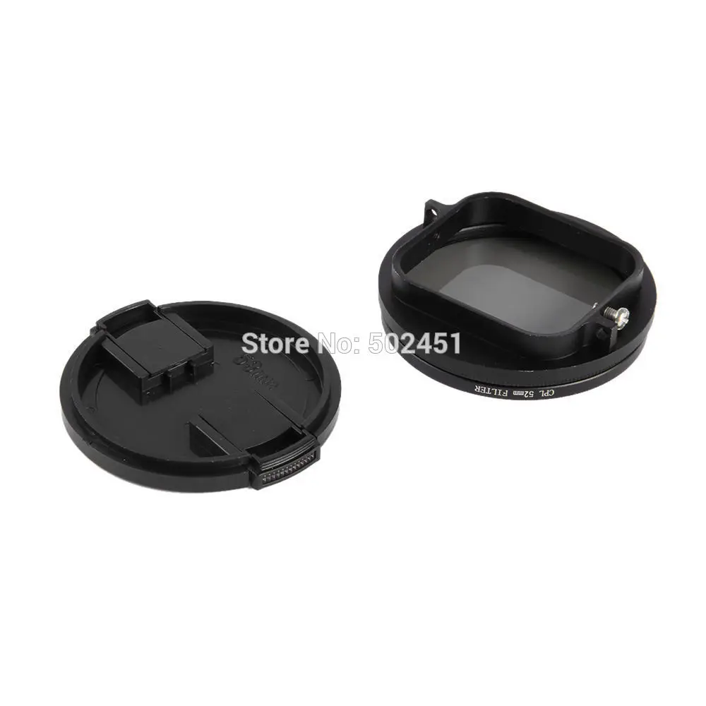 

52mm 58mm CPL Filter Circular Polarizer Lens Filter Set Black for GO PRO GoPro Hero 3+ Camera accessories