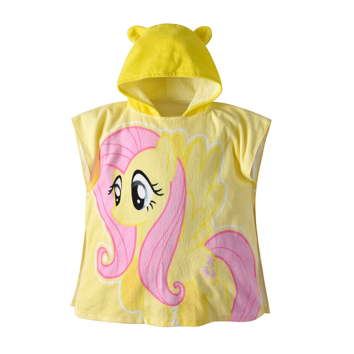 

AMISSA 2019 Years New 100% Baby Cotton Yellow Pony Bath Towel Hooded Cloak Baby Stuff For Newborns