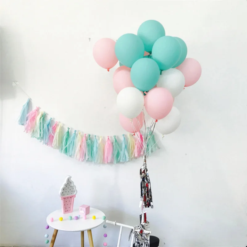 10pcs 2.2g 10 inch Tiffany Blue White Pink Matt Latex Balloons Helium Xenon Inflatable For Wedding Birthday Party Decorations
10pcs 2.2g 10 inch Tiffany Blue White Pink Matt Latex Balloons Helium Xenon Inflatable For Wedding Birthday Party Decorations