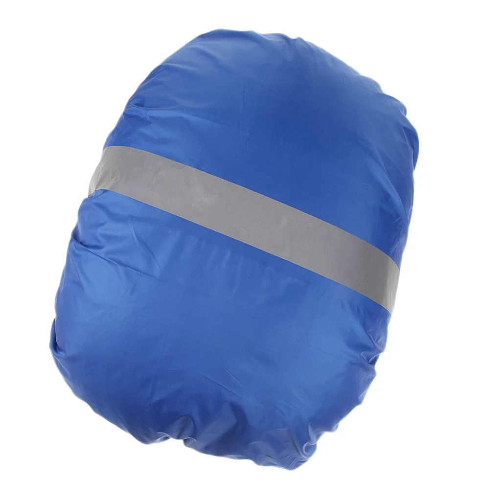 MagiDeal High Visibility Drawstring Rainproof Cover Reflective Waterproof Backpack Cover Rain Dust Proof Outdoors