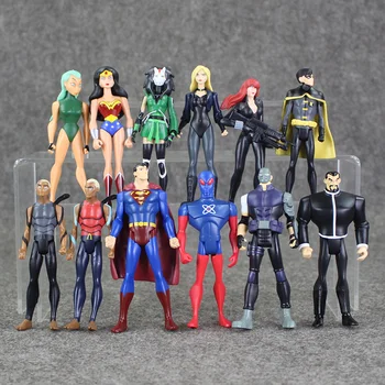 12pcs/lot YOUNG JUSTICE Superman Robin Wonder Woman Black Widow Micron AQUALAD PVC Figure Toy
12pcs/lot YOUNG JUSTICE Superman Robin Wonder Woman Black Widow Micron AQUALAD PVC Figure Toy