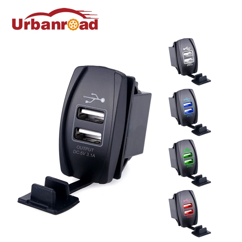 Universal Dual Usb Car Charger Power Adapter 5v 3.1a Boat Motorcycle USB Charger Socket Power Outlet For IPAD Mobile Phones
Universal Dual Usb Car Charger Power Adapter 5v 3.1a Boat Motorcycle USB Charger Socket Power Outlet For IPAD Mobile Phones
