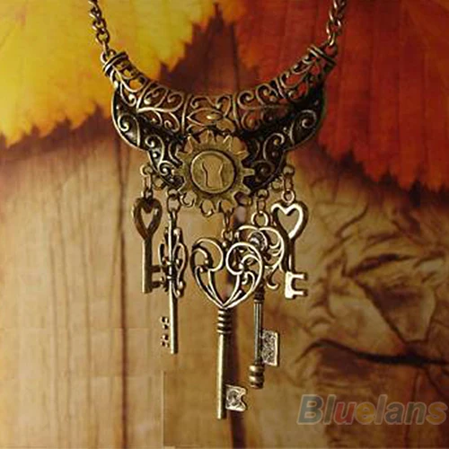 Bluelans hot fashion Vintage Elegant Key Rhinestone Bronze Chain Necklaces & Pendants
Bluelans hot fashion Vintage Elegant Key Rhinestone Bronze Chain Necklaces & Pendants