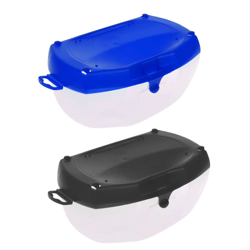 Perfeclan 2Pcs Heavy Duty Scuba Dive Diving Snorkel Mask Storage Box Hard Case Craft Scuba Diving Mask Case