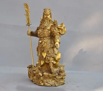 wedding decoration China Folk brass dragon warrior Generals Guan gong guan yu god Broadsword statue
wedding decoration China Folk brass dragon warrior Generals Guan gong guan yu god Broadsword statue