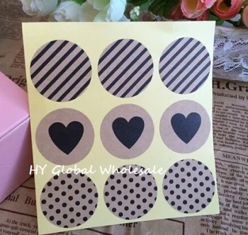 90PCS/lot Vintage Fashion Heart+Dots+Twill series Round Kraft paper Sticker for Handmade Products/Gift seal sticker label
90PCS/lot Vintage Fashion Heart+Dots+Twill series Round Kraft paper Sticker for Handmade Products/Gift seal sticker label
