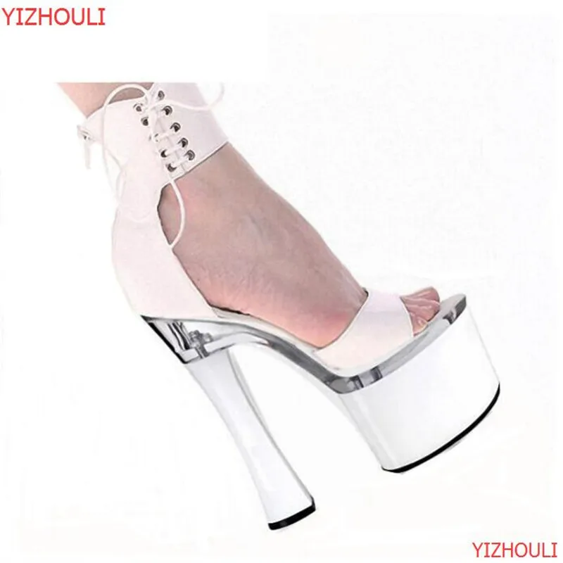 match comfortable thick heel sandals 18cm show spool heels high-heeled shoes 7 Inch Stiletto With Dance Shoes
match comfortable thick heel sandals 18cm show spool heels high-heeled shoes 7 Inch Stiletto With Dance Shoes