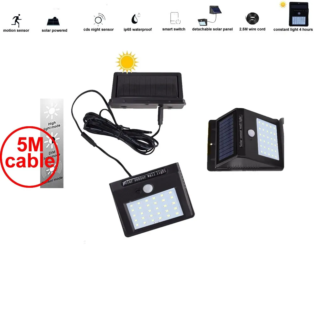 30 leds solar light led lamp split solar panel motion sensor wireless for garden garage patio lantern security deck fence decor
30 leds solar light led lamp split solar panel motion sensor wireless for garden garage patio lantern security deck fence decor