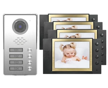 XinSiLu New Style TFT LCD Color 8"Video Door Phone Doorbell IR Intercom Home Security Video System FRID Camera For 4-Apartments
XinSiLu New Style TFT LCD Color 8"Video Door Phone Doorbell IR Intercom Home Security Video System FRID Camera For 4-Apartments