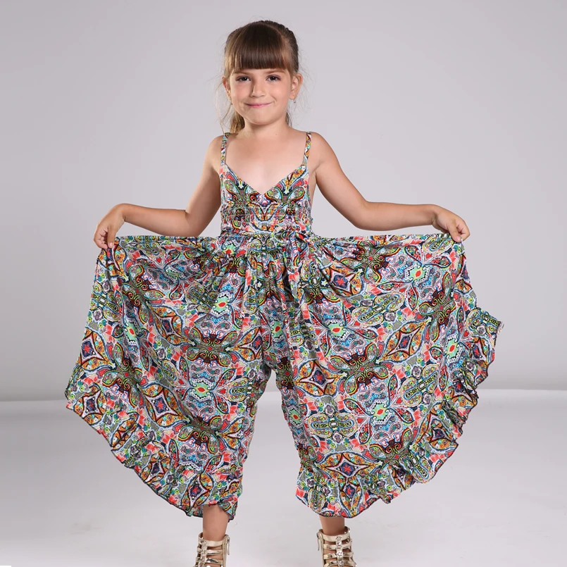 Bohemian Dress for Girls Fashion Print Clothing Children Summer Beach Dress Floral V-neck Sleeveless Dress Jumpsuits Maxi Dress
Bohemian Dress for Girls Fashion Print Clothing Children Summer Beach Dress Floral V-neck Sleeveless Dress Jumpsuits Maxi Dress