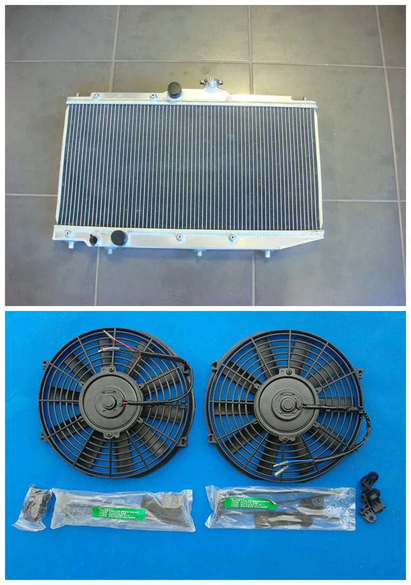 High-performance 2 row aluminum universal radiator + Fans for Toyota Corolla AE90 AE92 AE94 1989-1994 1990 brand new
High-performance 2 row aluminum universal radiator + Fans for Toyota Corolla AE90 AE92 AE94 1989-1994 1990 brand new