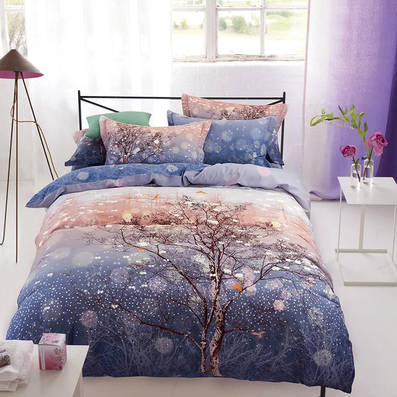 New Tree Bedding Set Duvet Cover Sets Bed Sheets Pillowcases Queen King Size Bedroom Textile Jogo de Cama
New Tree Bedding Set Duvet Cover Sets Bed Sheets Pillowcases Queen King Size Bedroom Textile Jogo de Cama