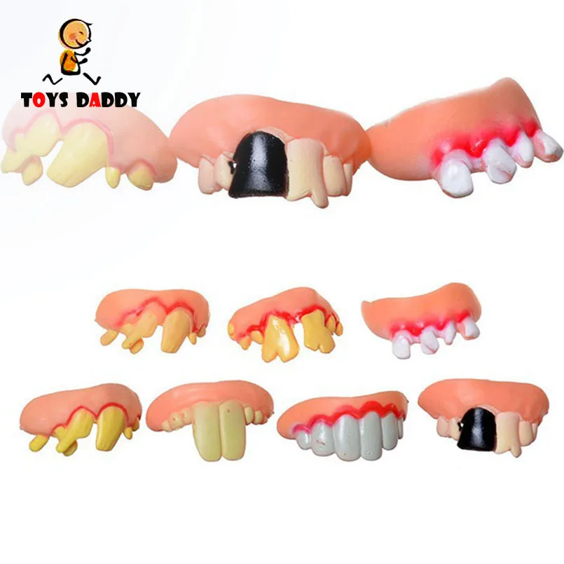 1PC Costume Party Ugly Inflamed Badly Worn Rubber Fake Teeth Funny Toy Kids Adult Play Jokes Funny Teeth Toys Gag Random Color
1PC Costume Party Ugly Inflamed Badly Worn Rubber Fake Teeth Funny Toy Kids Adult Play Jokes Funny Teeth Toys Gag Random Color