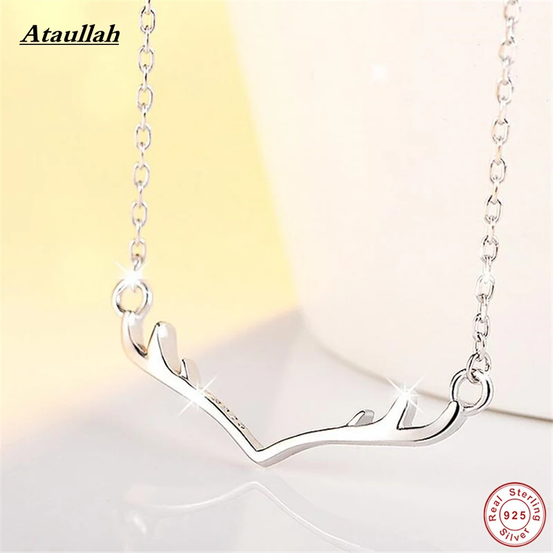 Ataullah New Design Sterling Silver 925 Necklace Deer Antler Pendant Necklace Jewelry Gift NWP403
Ataullah New Design Sterling Silver 925 Necklace Deer Antler Pendant Necklace Jewelry Gift NWP403