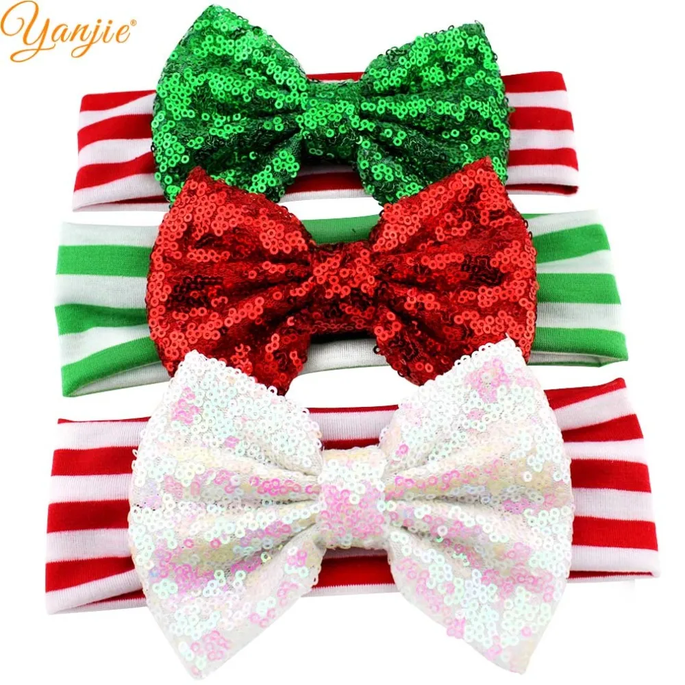 1 PC Trendy 2019 New Arrival Christmas 5" Hair Bows Striped Headband Glittle Festival Girl DIY Hair Accessories Party Headwear
1 PC Trendy 2019 New Arrival Christmas 5" Hair Bows Striped Headband Glittle Festival Girl DIY Hair Accessories Party Headwear