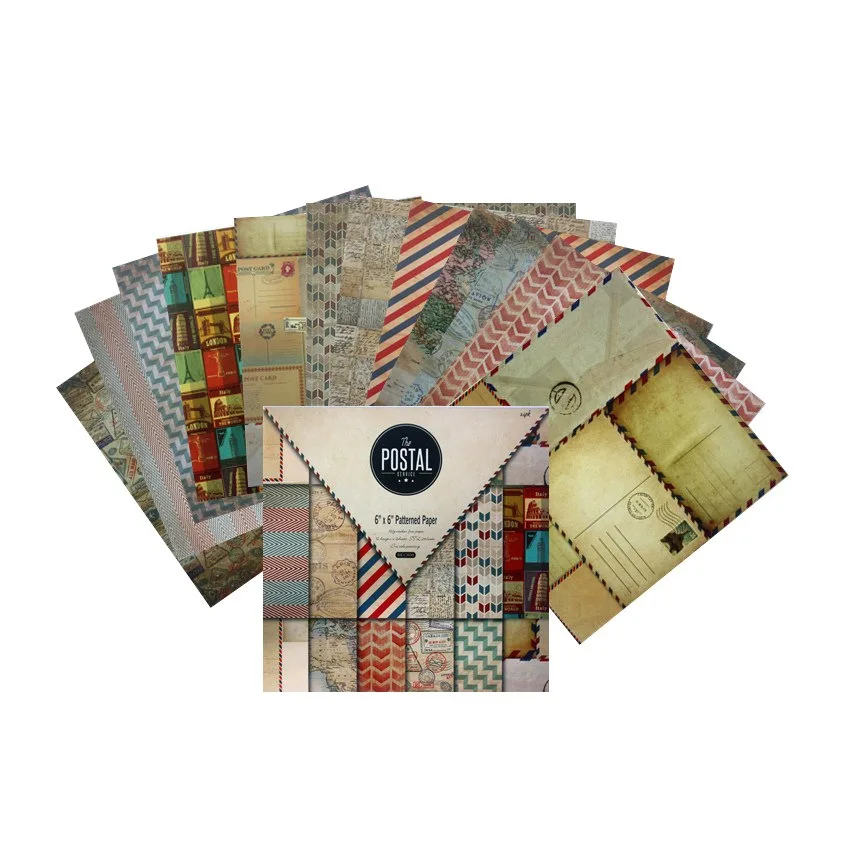ZFPARTY 12pcs 6" Single-side Postal creative papercraft art paper handmade scrapbooking kit set books
ZFPARTY 12pcs 6" Single-side Postal creative papercraft art paper handmade scrapbooking kit set books