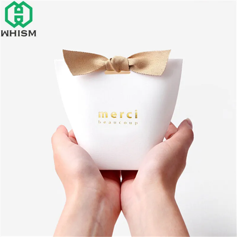 WHISM DIY Merci Wedding Gift Box Kraft Paper Cookies Boxes Birthday Party Sweet Package Case Decorative Candy Boxes with Ribbon
WHISM DIY Merci Wedding Gift Box Kraft Paper Cookies Boxes Birthday Party Sweet Package Case Decorative Candy Boxes with Ribbon