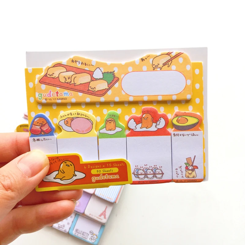 90 Pages /Pack Cute Gudetama Index Paging Sticky Notes Memo Pads School Office Supply Stationery
90 Pages /Pack Cute Gudetama Index Paging Sticky Notes Memo Pads School Office Supply Stationery