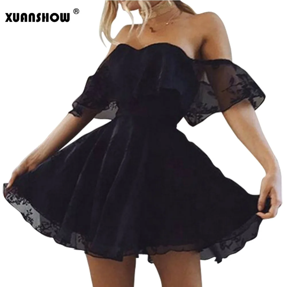 XUANSHOW Party Dresses Sexy Ruffles Off Shoulder Women Cute Flower Dress High Waist Pink Princess harajuku Ladies Elegant Dress
XUANSHOW Party Dresses Sexy Ruffles Off Shoulder Women Cute Flower Dress High Waist Pink Princess harajuku Ladies Elegant Dress