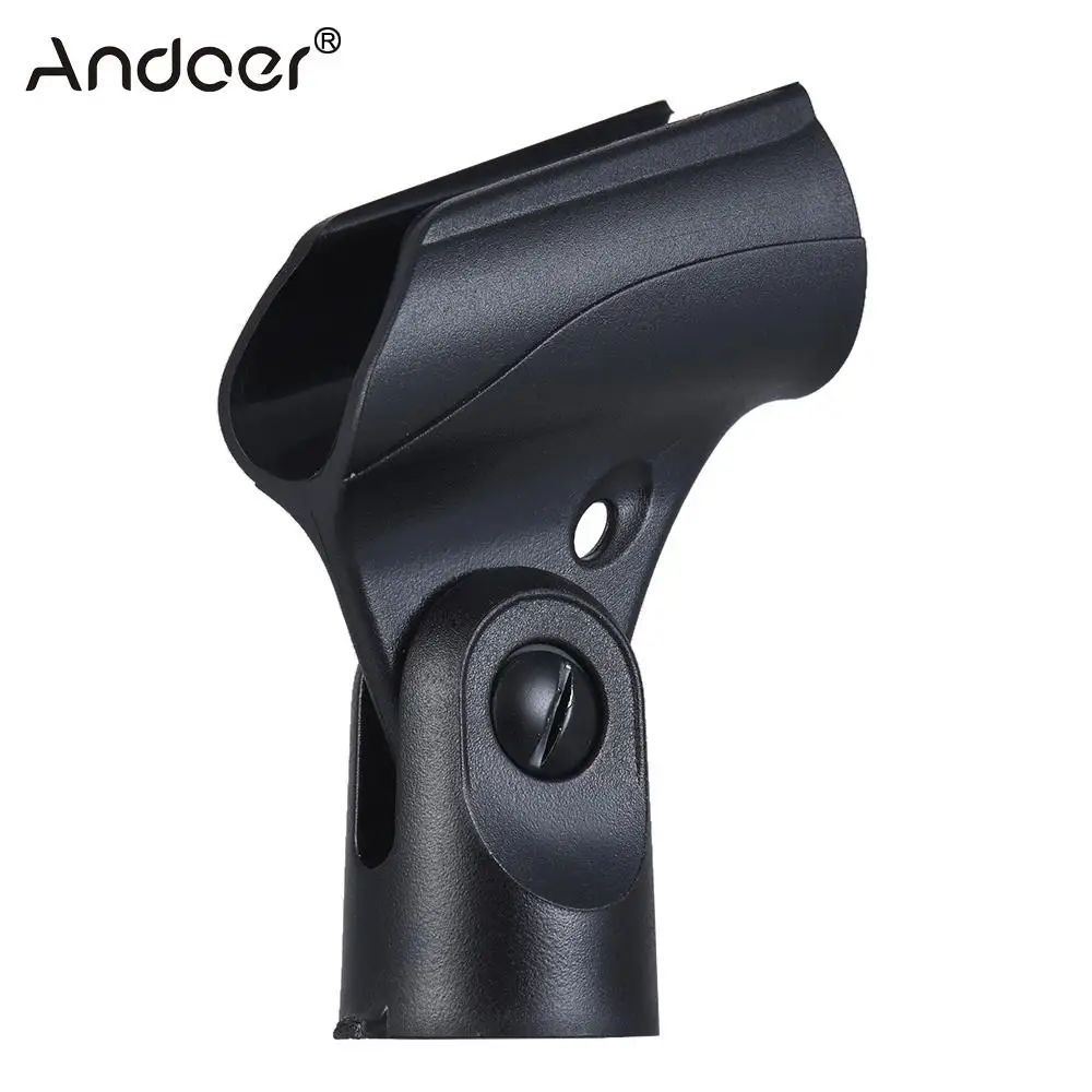Andoer M-7 Plastic Adjustable Tilting Angle Microphone Mic Clip Holder for All 22mm Diameter Handheld Transmitters Microphones
Andoer M-7 Plastic Adjustable Tilting Angle Microphone Mic Clip Holder for All 22mm Diameter Handheld Transmitters Microphones
