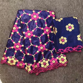 High Quality Nigeria Lace Fabric African Bazin Riche Getzner Royal Blue/Pink Embroidered Africa Brocade Lace Fabric JJ244
High Quality Nigeria Lace Fabric African Bazin Riche Getzner Royal Blue/Pink Embroidered Africa Brocade Lace Fabric JJ244
