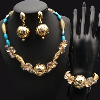 YULAILI Free Shipping Hot Selling Ladies Costume Ball Design Gold Color Jewelry Sets
YULAILI Free Shipping Hot Selling Ladies Costume Ball Design Gold Color Jewelry Sets