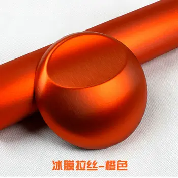 152cm Car Styling Orange Metallic Brushed Aluminum Vinyl Matt Brushed Car Wrap Film Sticker Decal With Bubble Interior Stickers
152cm Car Styling Orange Metallic Brushed Aluminum Vinyl Matt Brushed Car Wrap Film Sticker Decal With Bubble Interior Stickers