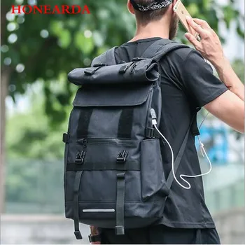 High-quality trend roll cover riding backpack large capacity travel mountaineering bag
High-quality trend roll cover riding backpack large capacity travel mountaineering bag
