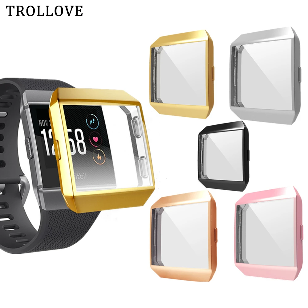 Soft Plating TPU Cover Cases For Fitbit Ionic Full Screen Protector Silicone Case For Fit bit ionic Smartwatch Case Accessories
Soft Plating TPU Cover Cases For Fitbit Ionic Full Screen Protector Silicone Case For Fit bit ionic Smartwatch Case Accessories