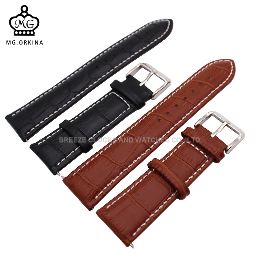 MG.ORKINA Black And Brown Band Width 20 22 24mm Interchangeable Italian Genuine Leather Strap For Watches Band
MG.ORKINA Black And Brown Band Width 20 22 24mm Interchangeable Italian Genuine Leather Strap For Watches Band