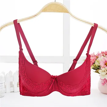 Fashion Cute push up Bra Cotton cup Student Girls t shirt Bra 32 34 36 A B deep u Bra for Small Chest 3/4cup Underwire brassiere
Fashion Cute push up Bra Cotton cup Student Girls t shirt Bra 32 34 36 A B deep u Bra for Small Chest 3/4cup Underwire brassiere